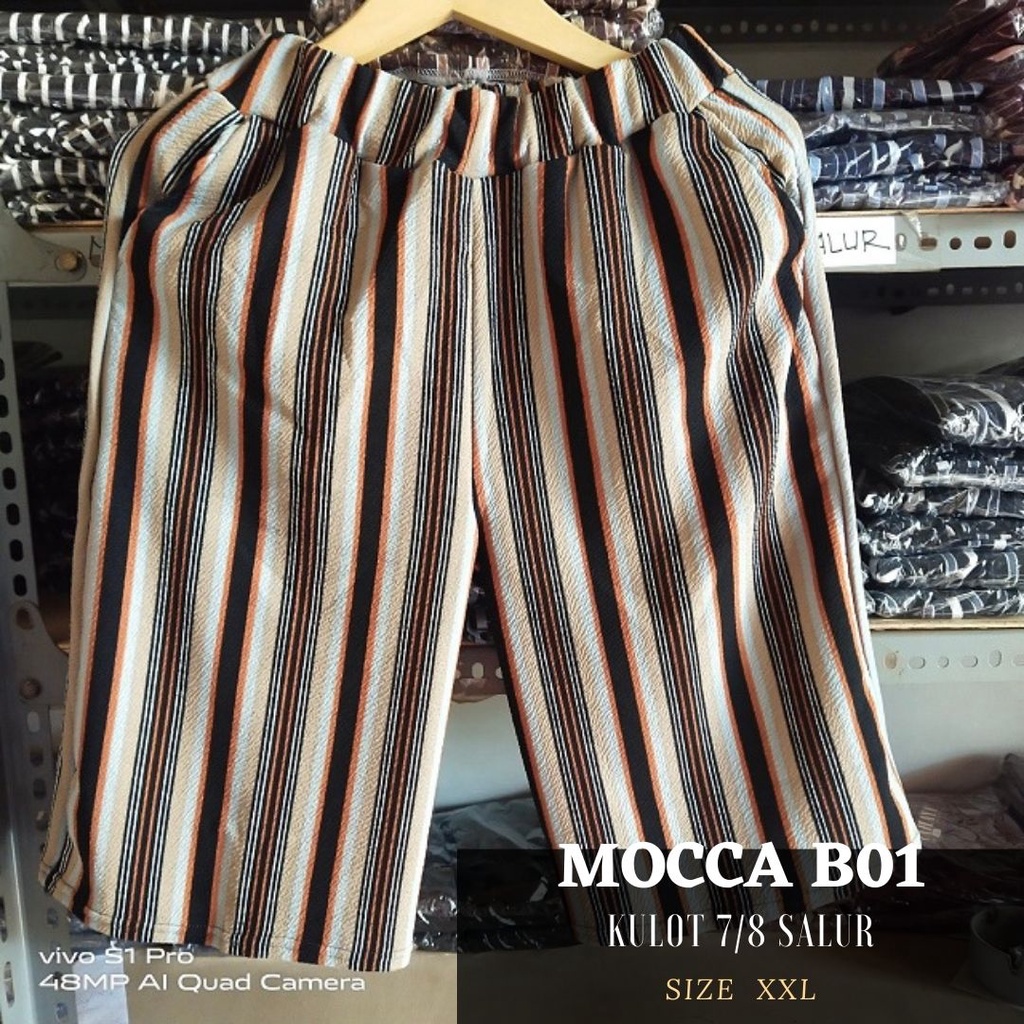 Kulot pendek 7/8 khusus jumbo xxxl BB 100 kg-MOCCA B01