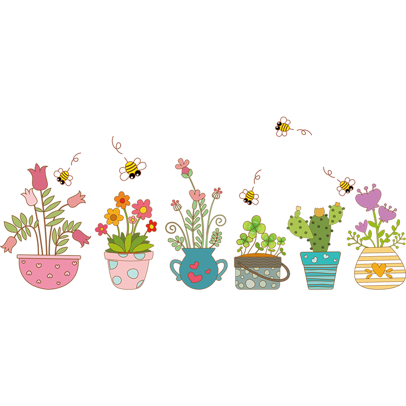 Download Cactaceae Flowerpot Euclidean Vector Plant Pot Bunga Kartun Png Png Image With No Background Pngkey Com