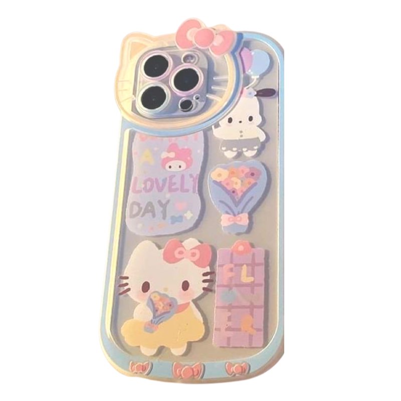 Case Motif Print Anjing Dan Kucing Untuk IPhone 12 13 11 Pro Max X Xs Max Xr Nmpl