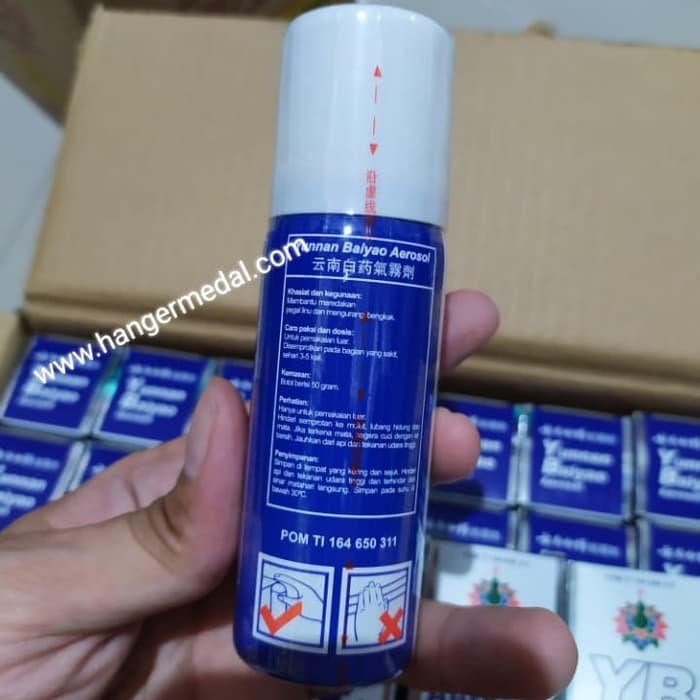 YB Aerosol Spray Pereda Nyeri Pegel Bengkak Kram lari cidera olahraga cramp sepeda