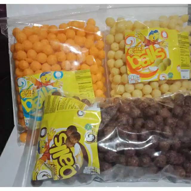 

Snack Kiloan Chiki Balls 250gr