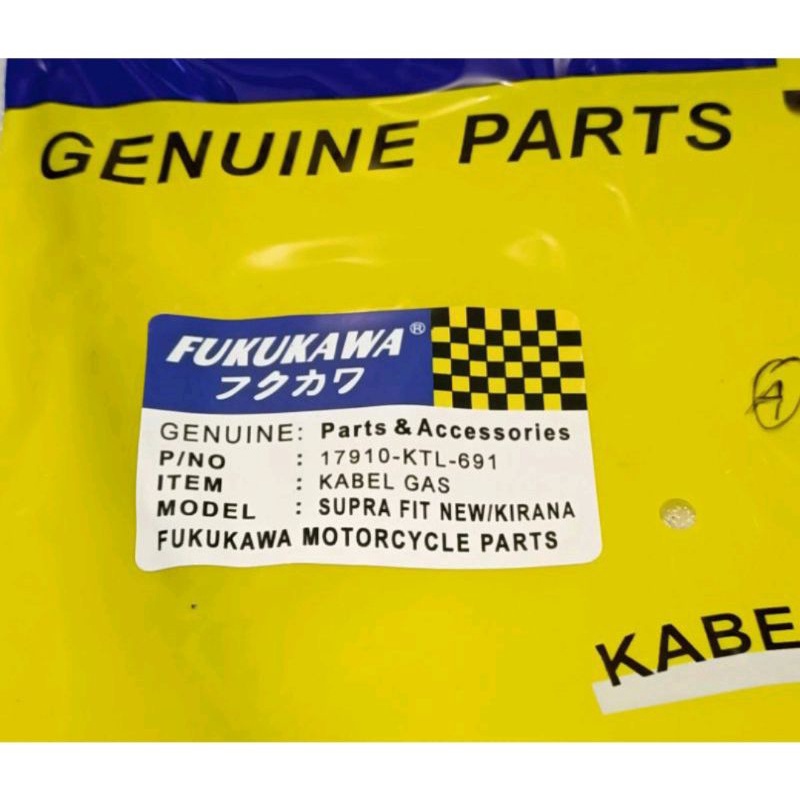 KABEL GAS SUPRA FIT NEW FUKUKAWA