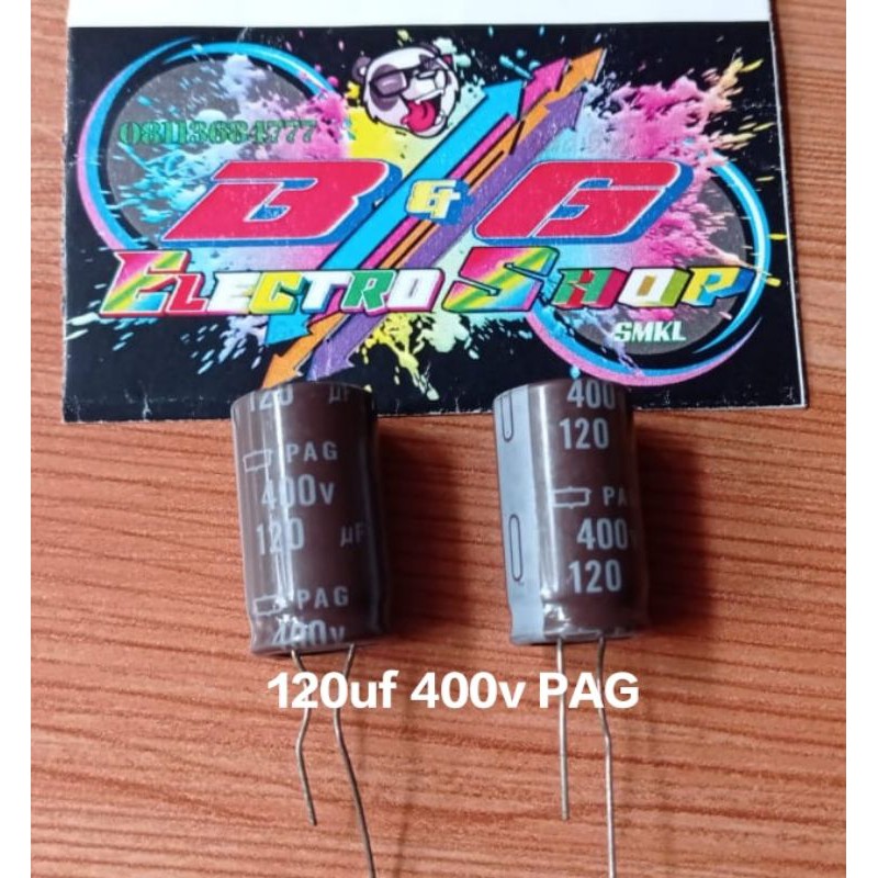 Elco 120uf 400v PAG