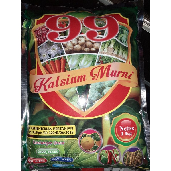 PUPUK KALSIUM 99 KALSIUM MURNI 1KG