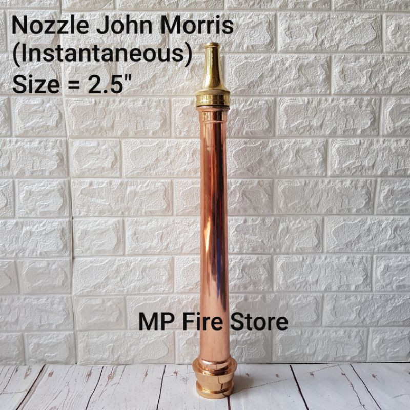 Fire Jet Nozzle Nuzzle Pemadam Instantaneous 2.5 Inch Intanius John Morris