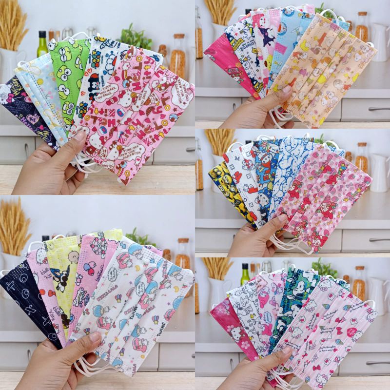masker hello Kitty Anak