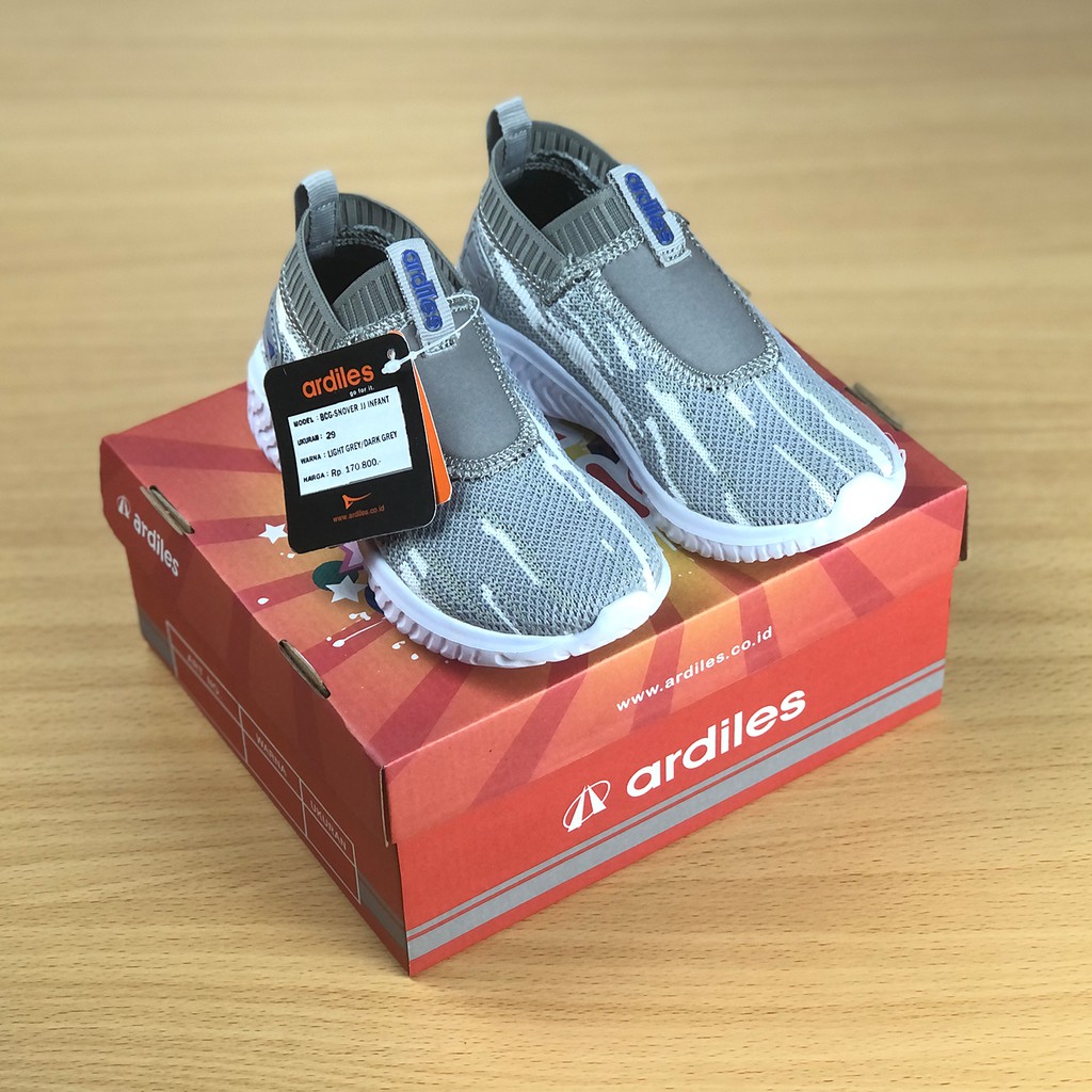 Sepatu Ardiles Anak Bayi Lelaki Snover Infant  - Light Grey