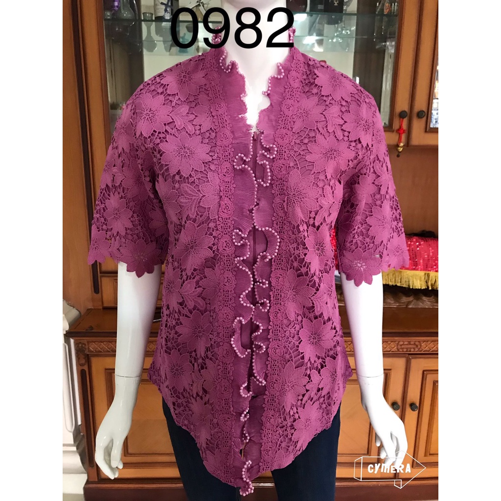kebaya alexuez  kliwir tgn pdk brukat 0982 //kebaya premium brukat