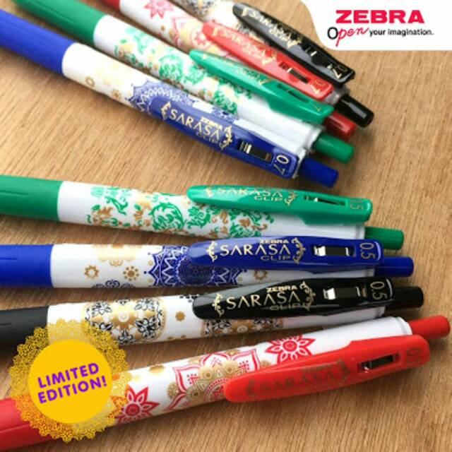 

Pulpen Gel Sarasa Clip Arabesque Limited Edition