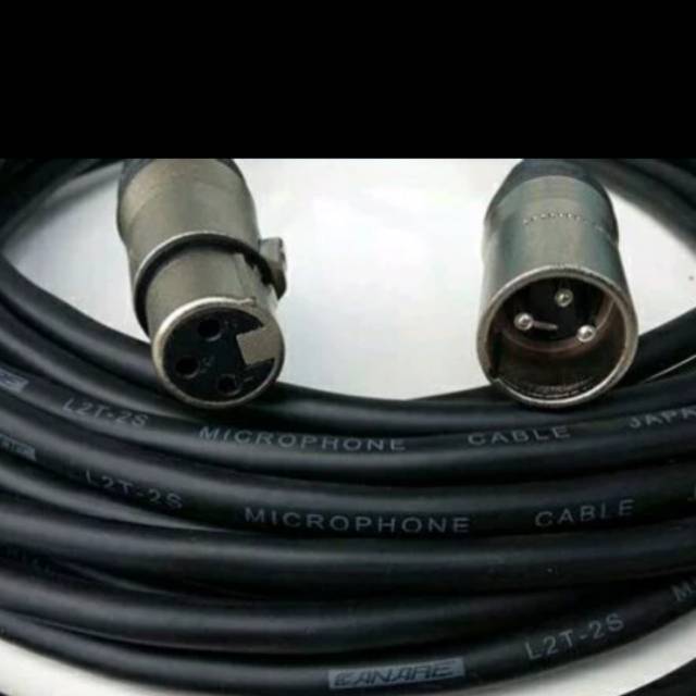 Kabel audio canare japan.canon XLR MALE ke XLR FEMALE.3meter.bagus punya.