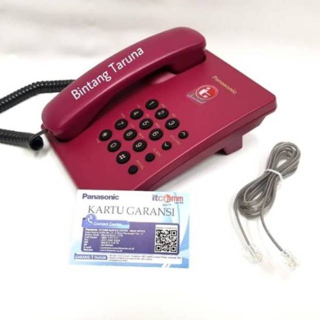 Telepon Panasonic KX-TS505 Pesawat Telepon Panasonic KX-TS505 (Merah)