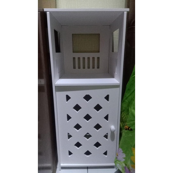 DISKON Rak Sudut Rak Kamar Mandi Rak Kosmetik Lemari Mini Rak Gantung Meja Sudut Meja Hias mini Rak Samping Tempat Tidur Storage Cabinet Tempat Penyimpan Kamar Mandi rak serbaguna