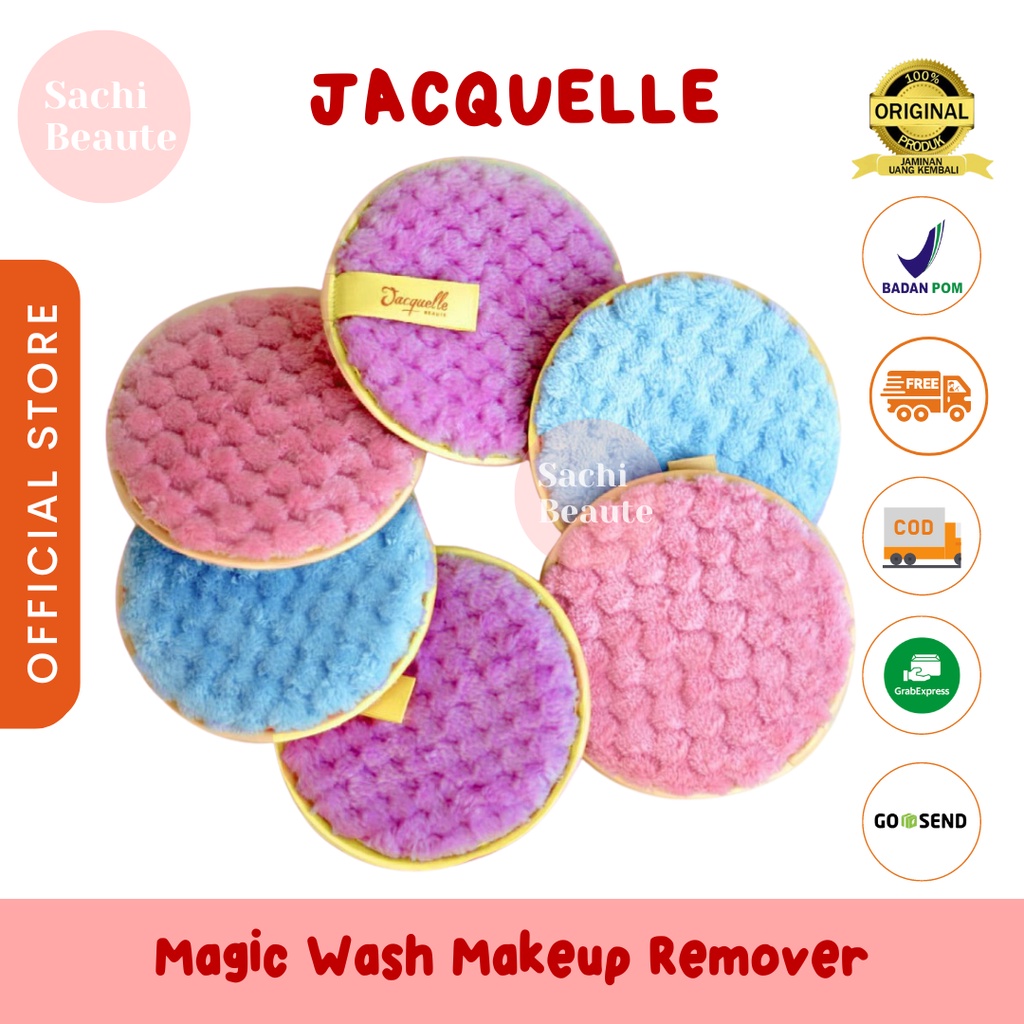 Jacquelle Magic Wash Makeup Remover Pembersih Wajah - Disney Daisy Duck Edition Jacquele Jac quelle quele