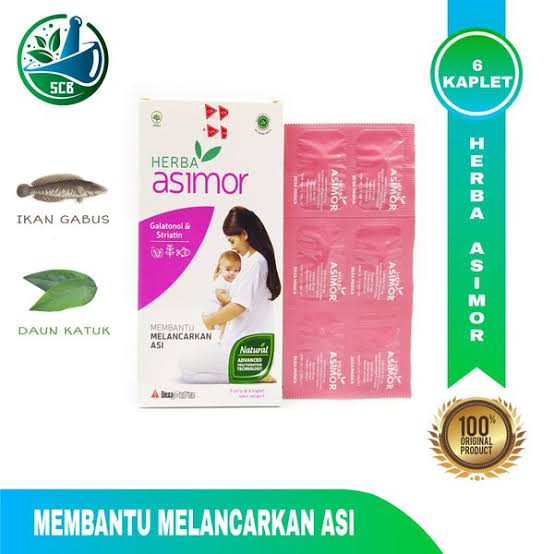 HERBA ASIMOR PELANCAR ASI [BOX] 30 KAPLET