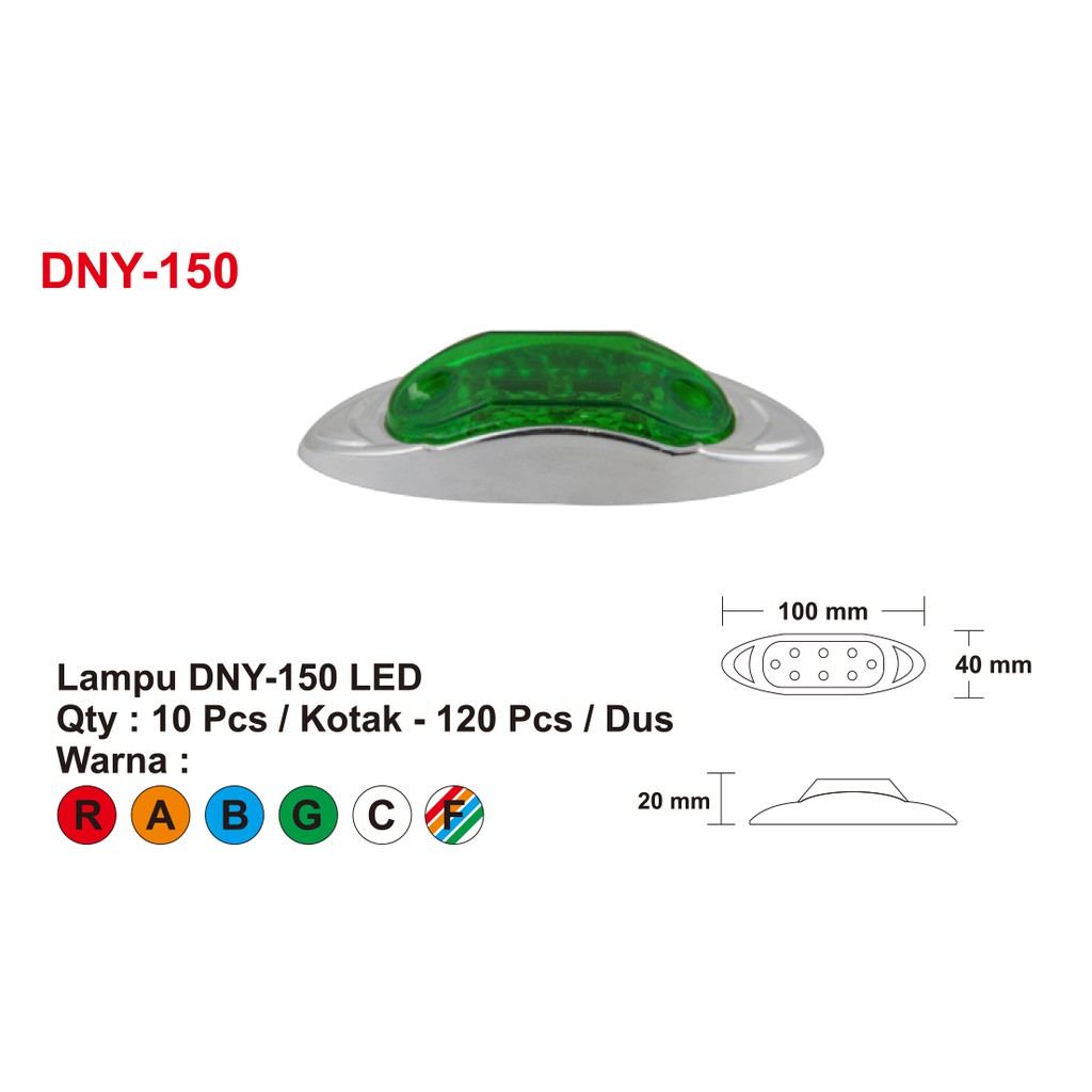 DNY 150 Lampu LED Aksesoris DNY-150