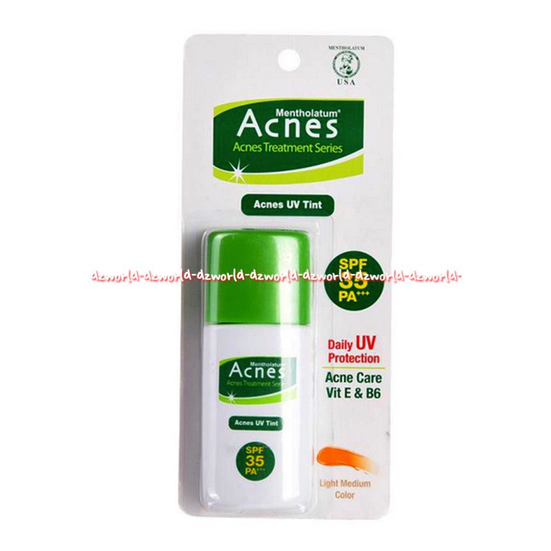 Acnes UV Tint SPF 35 PA Daily UV Protection Acne Care Vit E B6 30gr