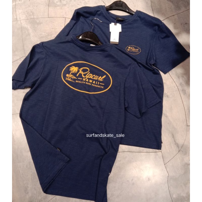 Kaos Rip Curl Pria Motif Lengan pendek