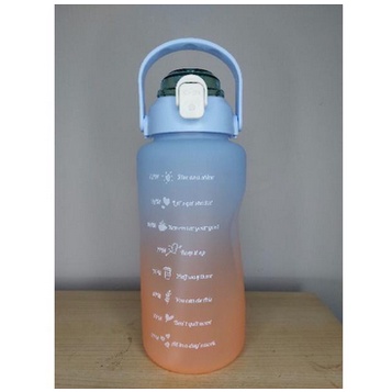 BOTOL MINUM 2 LITER MOTIVASI PENANDA WAKTU / BOTOL 2 LITER VIRAL