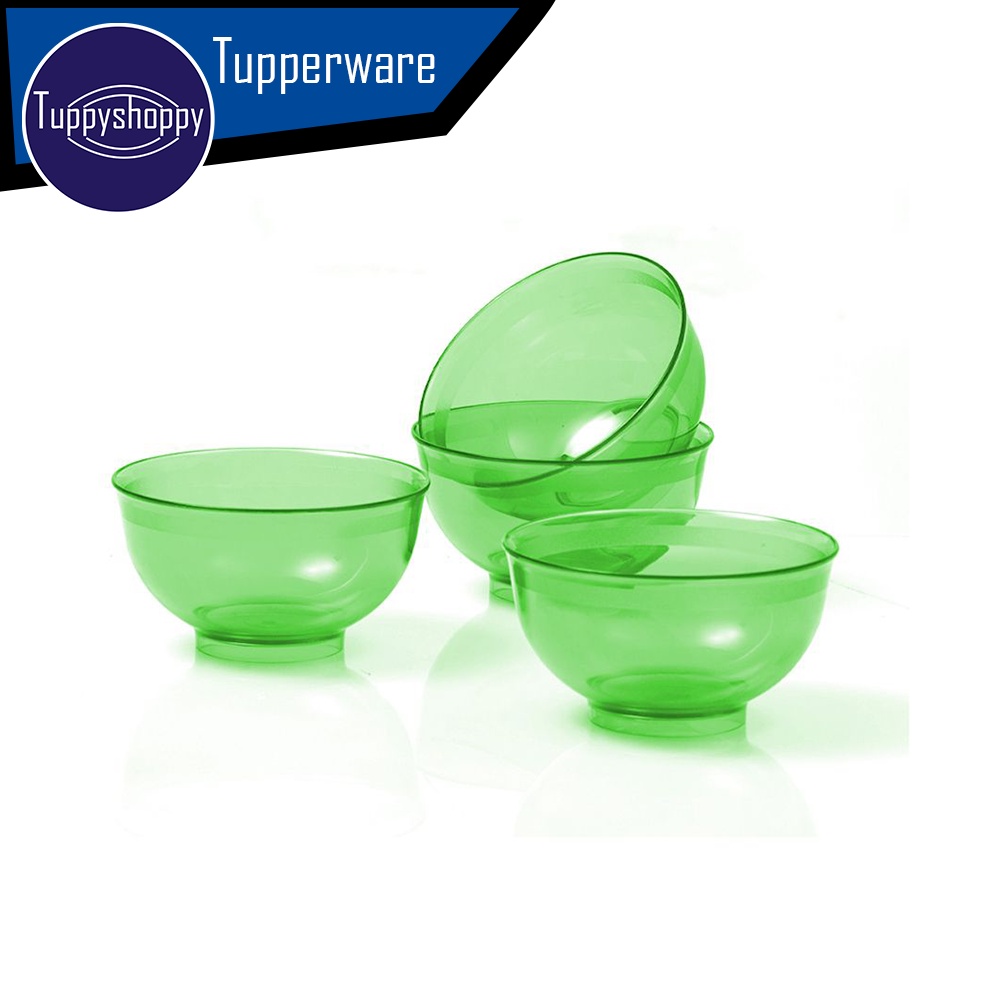 Bowl Mangkok Crystal Hijau Tupperware