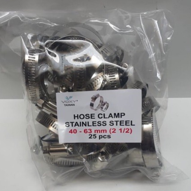 Klem Selang VOXY Stainless Steel 21/2&quot; - Cleam Slang Stenles Tw Kilap 2 1/2 in - Kleam Clem 21/2in