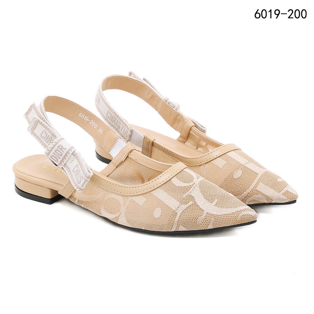 Mesh Slingback Ballet Flat Shoes 6019-200