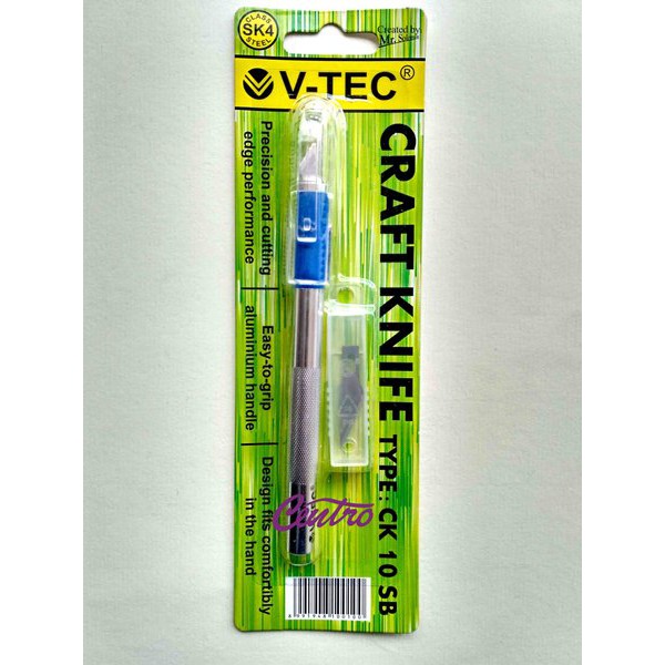 

Jual V TEC CK 10 SB - Craft Knife - Cutter Pen - Pisau Ukir - Art Diskon