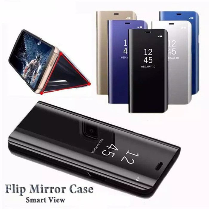 FLIP MIRROR CASE REALME C21 / REALME C25 / REALME NARZO 30A