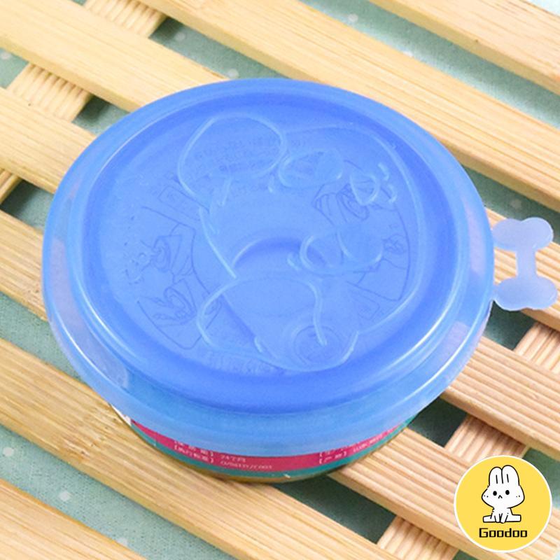 Penutup Makanan Kucing Makanan Kaleng Kaleng Makanan Kucing Silikon / Silicone Canned Cat Food Lid Cover / Tutup Kaleng -Doo