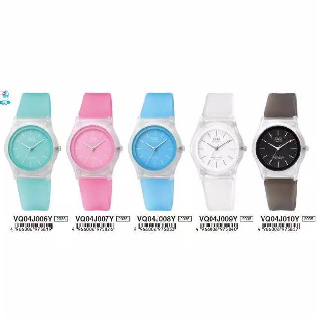 READY STOCK!! Jam Tangan Wanita Q&amp;Q QnQ QQ VQ04 VQ04J Original Water Resist