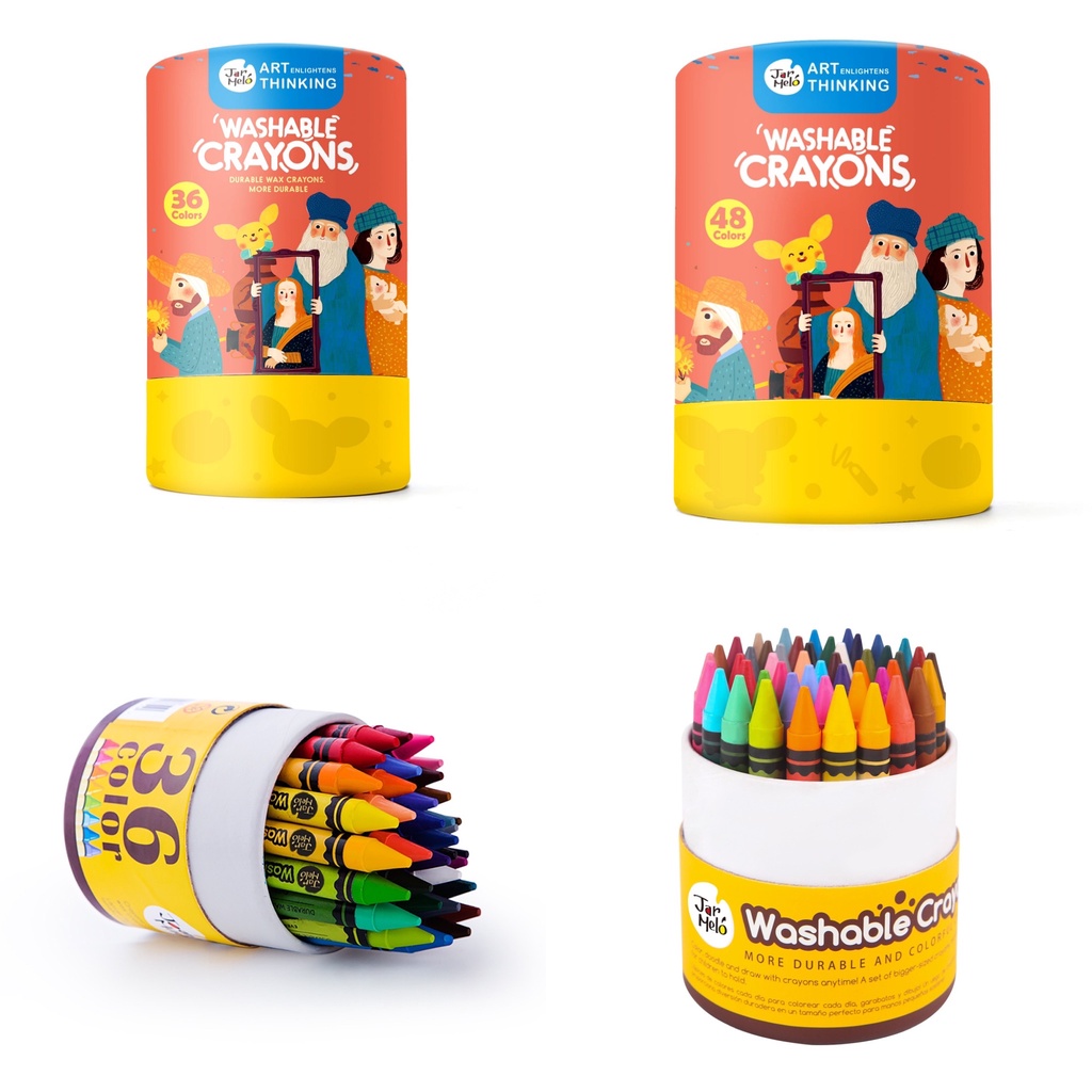 

Washable Crayon Jar Melo