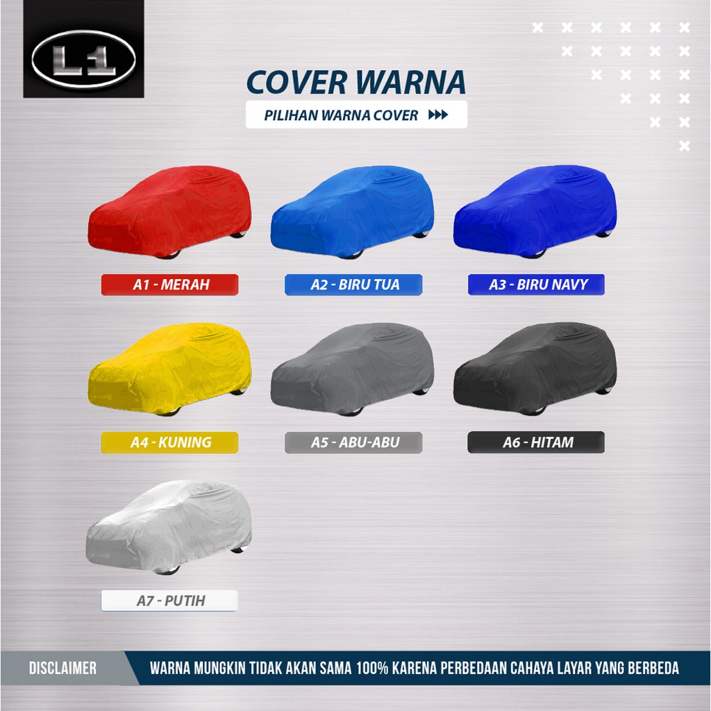 Body cover Warna Rush/Terios/CRV/Taruna Long/Wuling confero/Grand Livina/Ertiga new