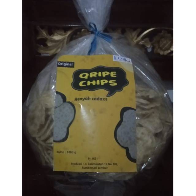 

Keripik Tempe Qripe Chips 1000 gram