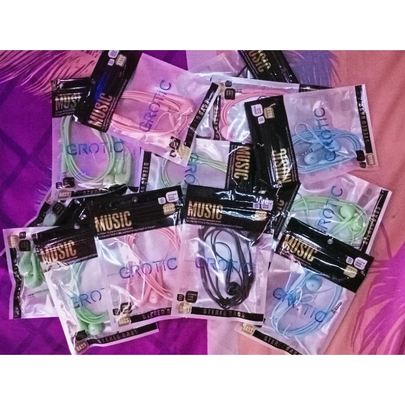 [GROTIC] Headset Earphone H11 In Ear 3.5mm Plug Macaron Headphone