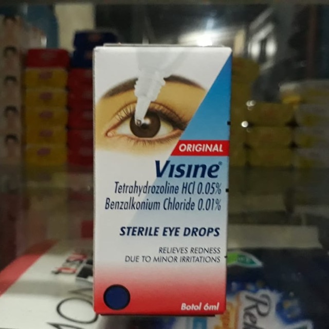 Obat tetes mata visine netto 6ml, tidak pedih di mata