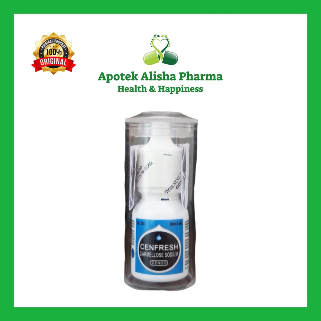 Cenfresh Tetes Mata 5ml / Minidose (Strip 5pcs) - Cendo Cenfres Eye Drops Tetes Mata Iritasi Ringan / Cenpres / Senfres MD
