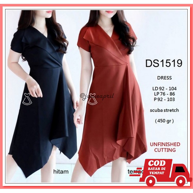 Baju Dress Pesta Natal Wanita Remaja Dewasa Party Kondangan Murah XE138 Ds1519 - Dress Pesta Wanita