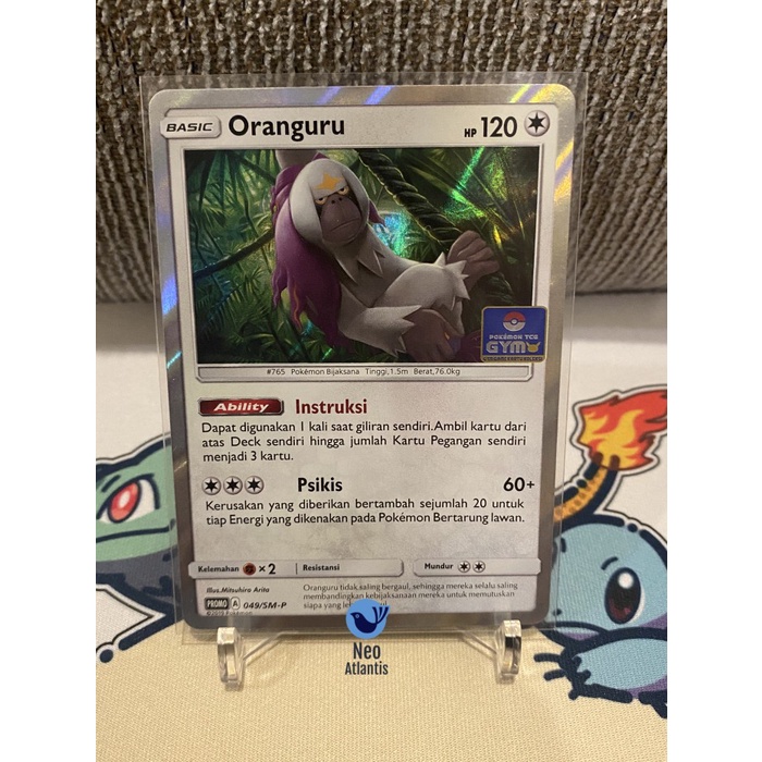Pokemon TCG Indonesia Oranguru Gym Promo 049/SM-P