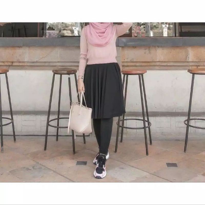 Celana Legging ROK PANYUNG DEWASA wanita senam ORIGINAL SHAQUEENARA By TRQ DESIGN