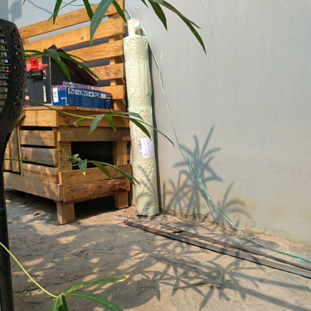 Kawat Loket Ram 1/2  Inch Putih Galvanized Per Roll 10 Meter Kandang