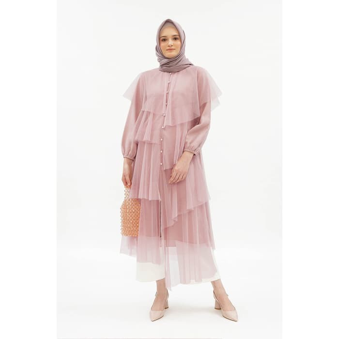 Tunik HijabChic Hawa Dusty Pink - S Diskon