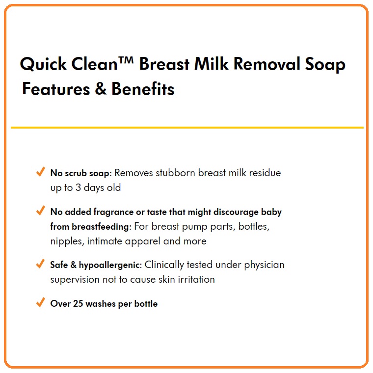 Medela Quick Clean Breast Milk Removal Soap 180ml