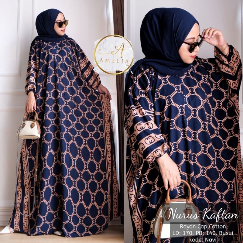 Kaftan Jumbo Kaftan Batik Rayon Nurus Kaftan Batik Rayon