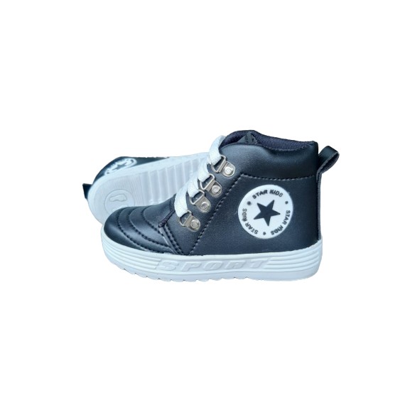 Sepatu Anak Sekolah Sepatu Trendy Warna Hitam Bintang Sepatu Anak Sekolah Sepatu Trendy Warna Hitam Bintang