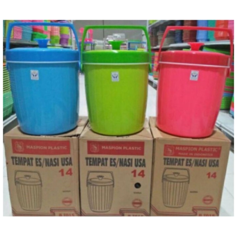 ICE/RICE BUCKET MASPION 14 LITER termos nasi termos es termos serbaguna tempat penyimpan nasi/es