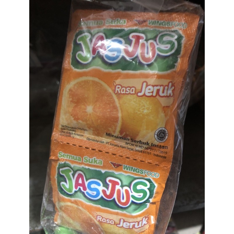 JAS JUS Minuman Serbuk Instan 1 renteng isi 10 sachet