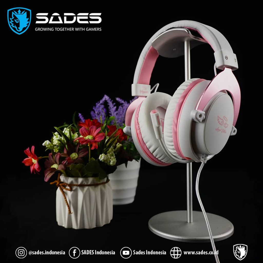 Headset Gaming Sades MPower Angel - Sades MPower Angel Gaming Headset