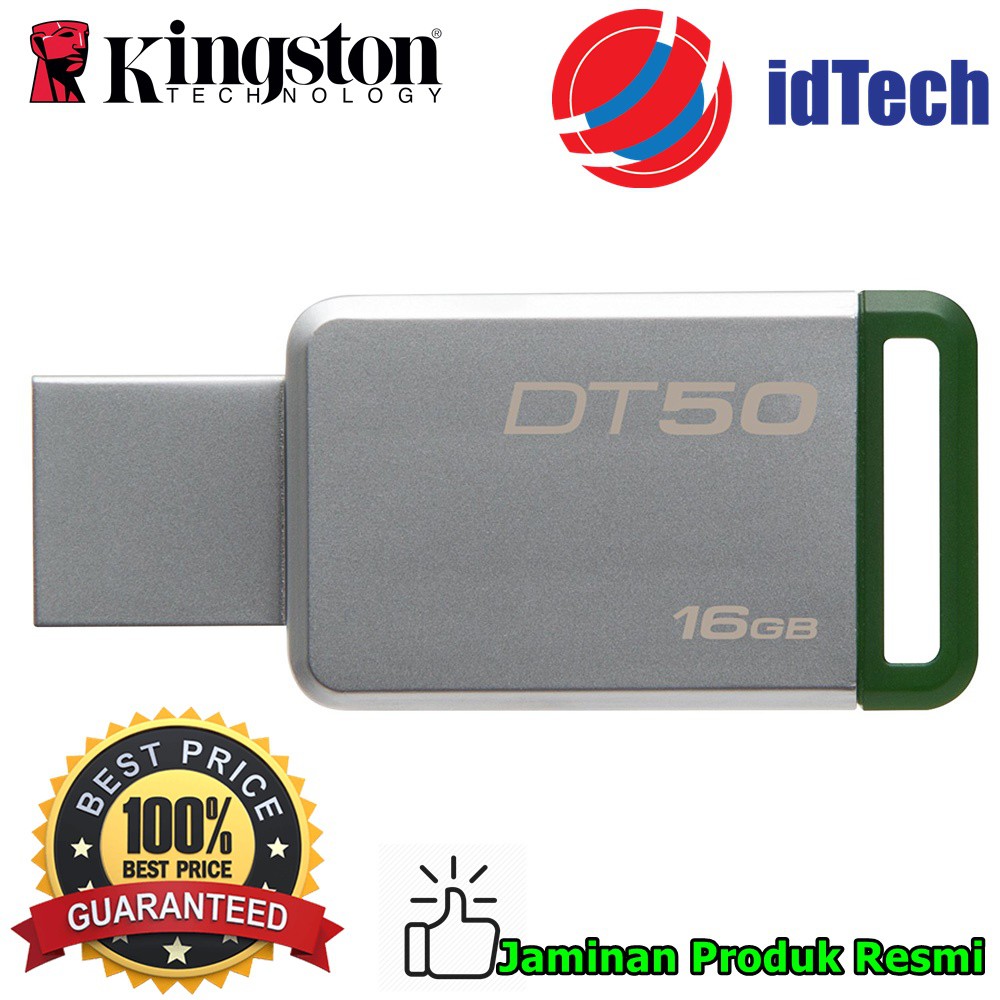 Kingston Flashdisk 16gb Usb 3 1 Dt50 16gbfr Shopee Indonesia