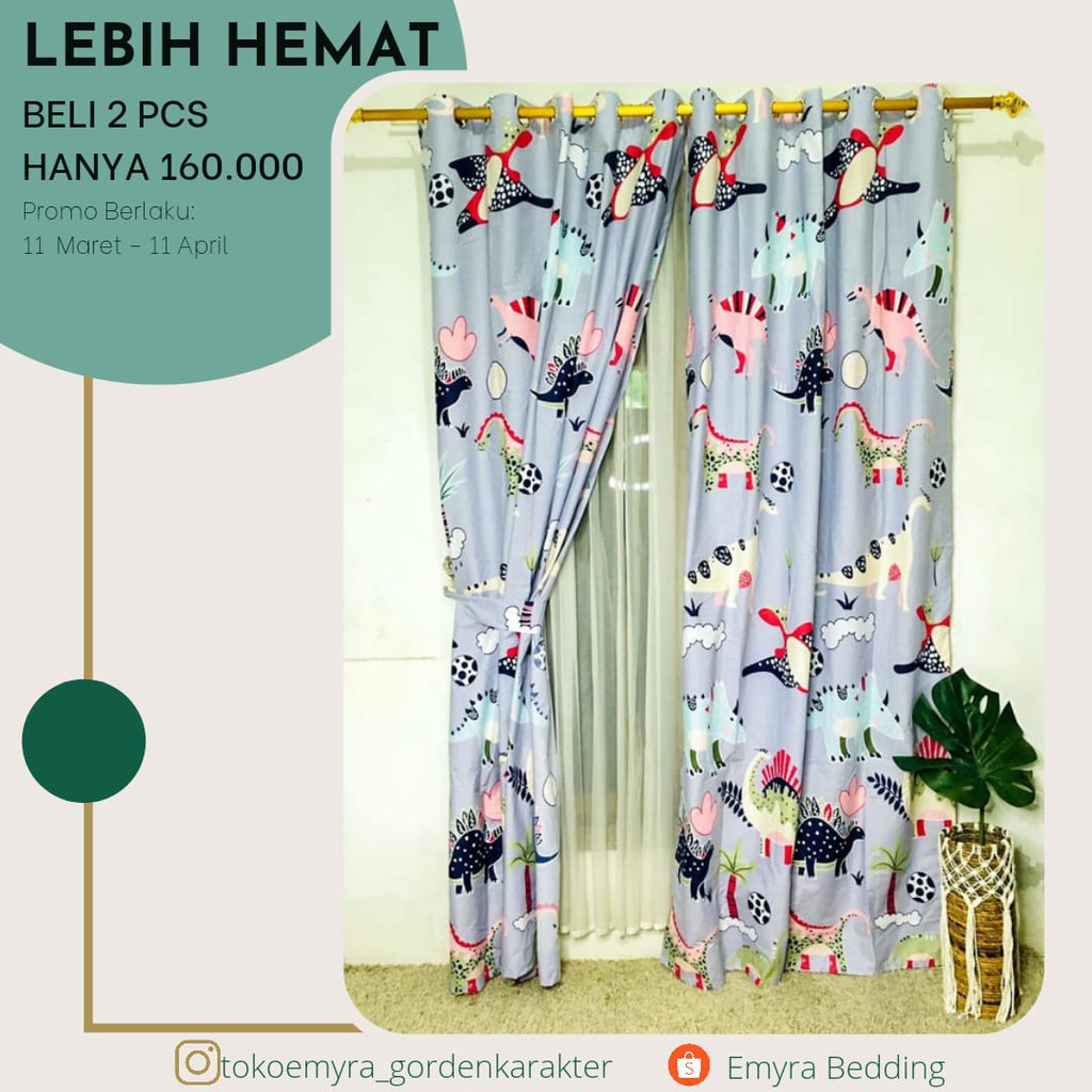 GORDEN SMOKRING BIASA MOTIF DINO ABU