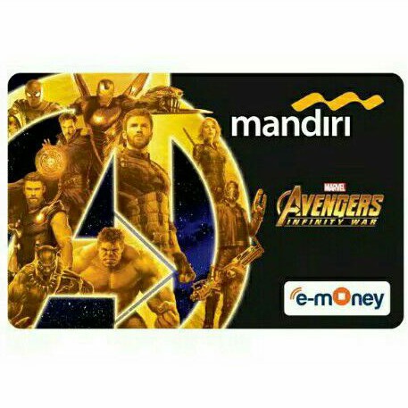 Mandiri eMoney / eTOLL Edisi Logo Karakter SUPERHERO