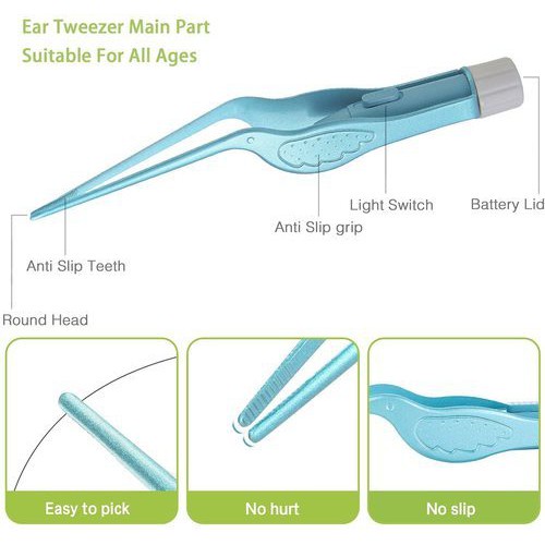 Enssu ES1608R Led Earpick Kit For Children and adults - korek Kuping Led